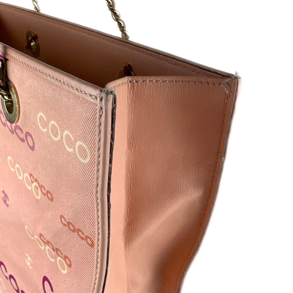 CHANEL Pink Canvas Bag - Picture 7 of 14